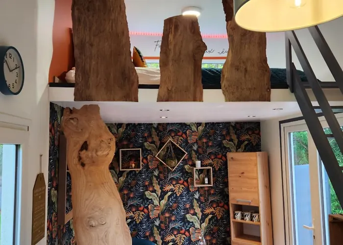 Le Cocon D'amour  Tiny-house Avec Jaccuzi Privé Сasa de vacaciones Saint-Amand-Villages